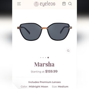 GIVY! SUNGLASSES EYELEOS MARSHA IN MIDNIGHT MOON + FREE SHIPPING GIVEAWAY